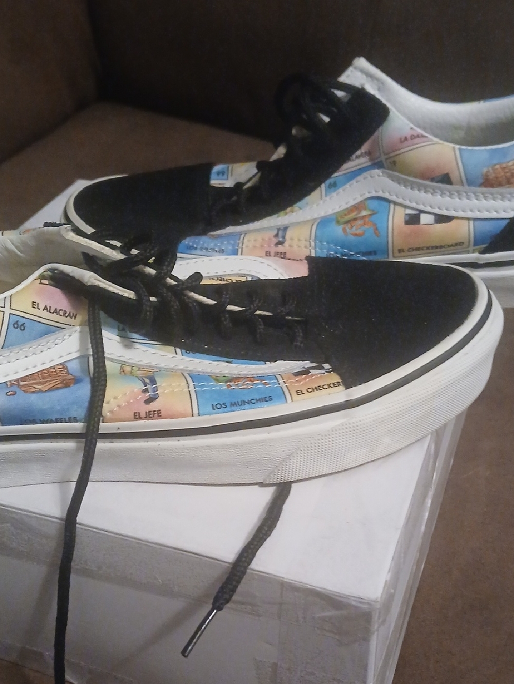 Vans Lotería Old Skool Sneakers - Black & Multicolor Panel